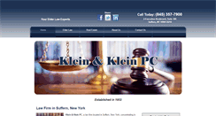 Desktop Screenshot of kleinandkleinpc.com
